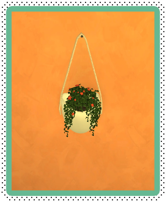  Sims 4 Designs: Plants Series Vol 3: Egg Wall Hanging Planters