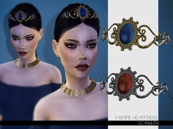  The Sims Resource: Jasmine Headdress by LeahLillith
