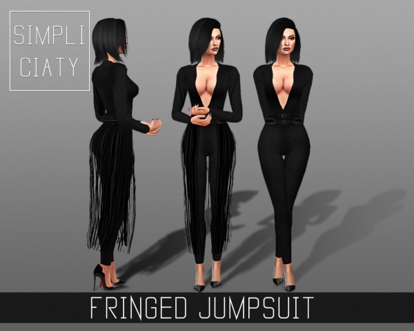 Simpliciaty: Fringed jumpsuit
