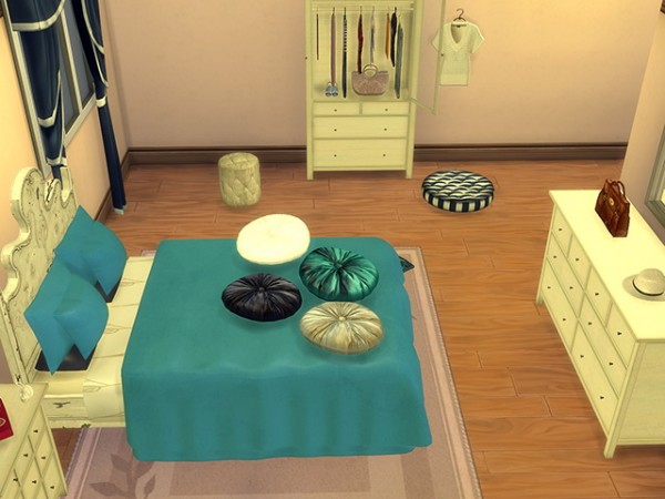  Sims Fans: Coastal Paradise   Bed & Deco by Kresten 22