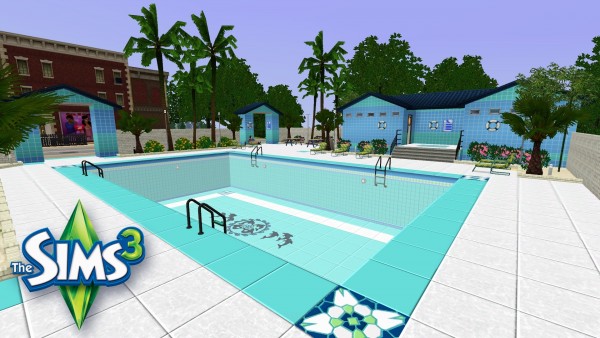  Mod The Sims: Le Petite Shark Pool Center by The Only Zac