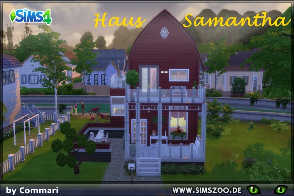  Blackys Sims 4 Zoo: House Samantha by Commari