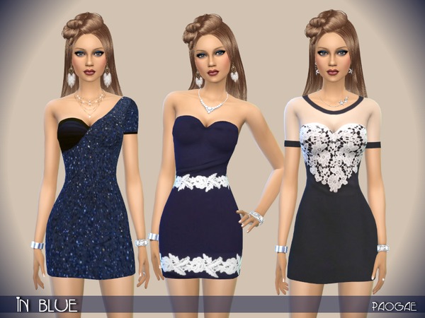  The Sims Resource: In Blue by Paogae