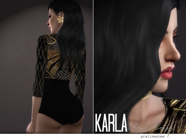  The Sims Resource: Karla Bailey by Pralinesims
