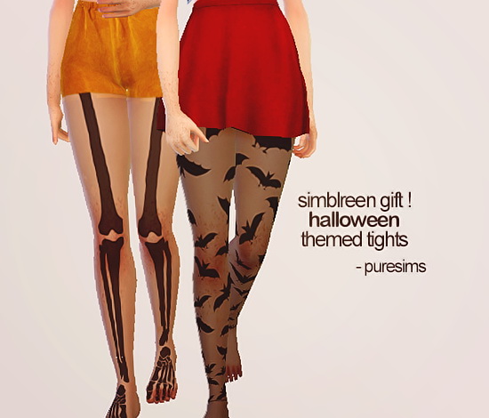  Pure Sims: Simblreen gift 1    halloween tights