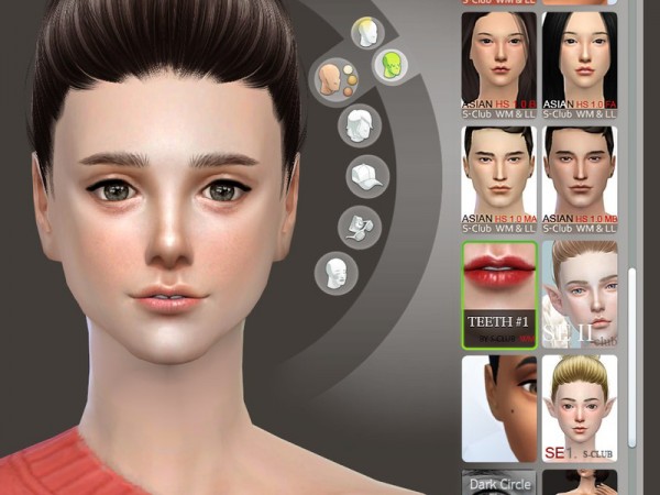  The Sims Resource: Teeth 01 by S Club
