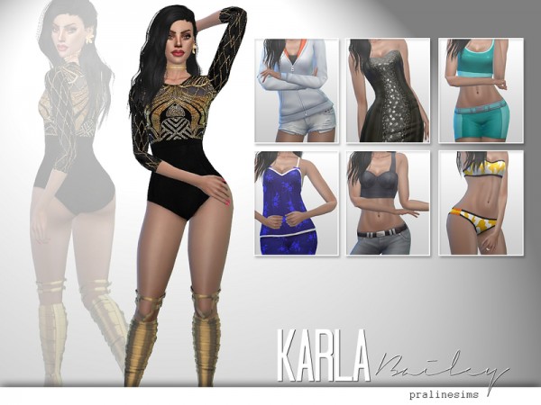  The Sims Resource: Karla Bailey by Pralinesims