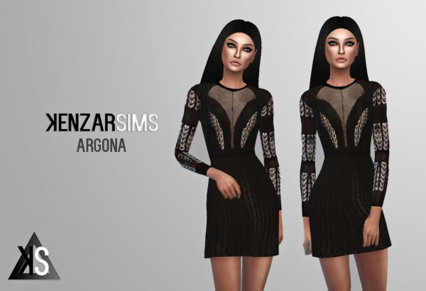  Kenzar Sims: Argona dress and top