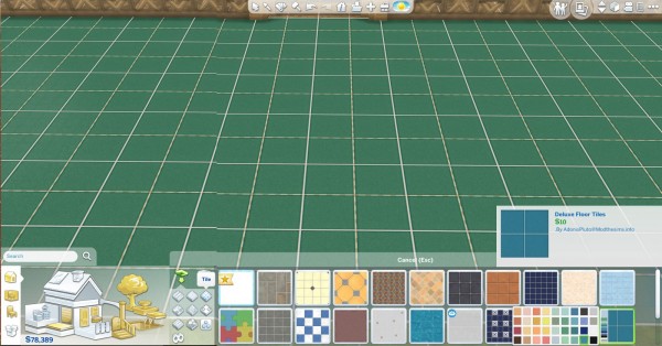  Mod The Sims: Deluxe Floor Tiles by AdonisPluto