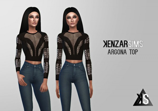  Kenzar Sims: Argona dress and top