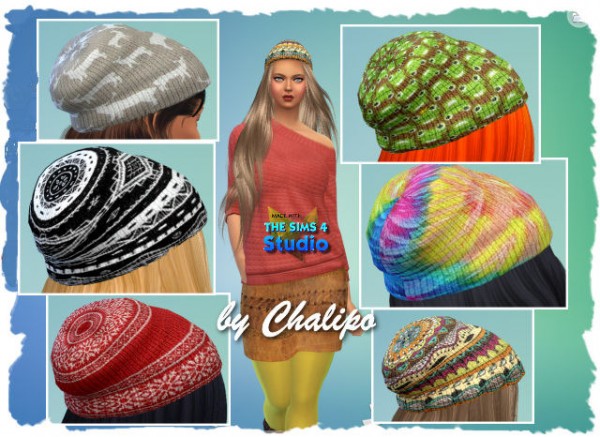  All4Sims: Sweaters and beanies by Chalipo