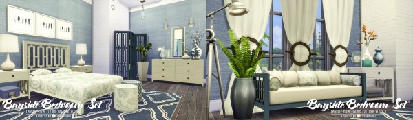  Simsational designs: Bayside Bedroom Set