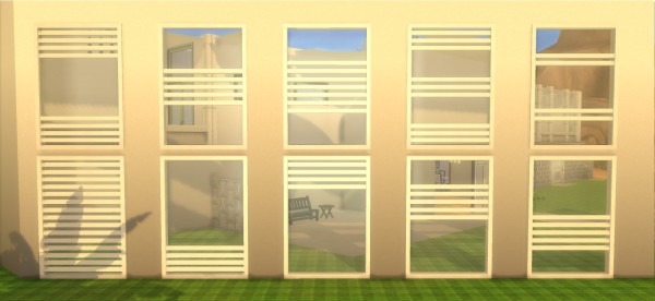  Mod The Sims: Modern Windows by AdonisPluto