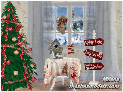  The Sims Models: Merry Christmas! Set by Milana