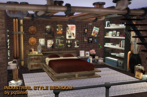  PQSims4: Estilio bedroom