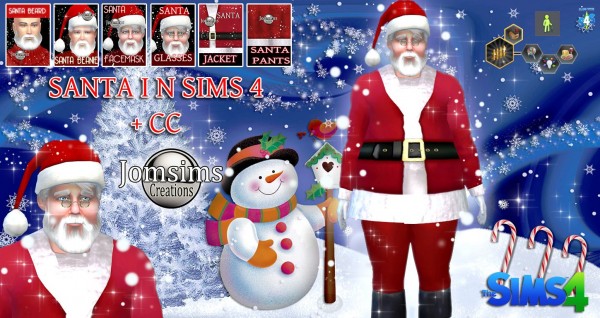  Jom Sims Creations: Santa Claus with CC