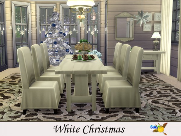  The Sims Resource: White Christmas house by Evi