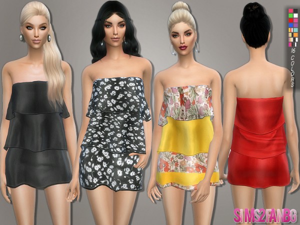  The Sims Resource: 111   Layer dress by sims2fanbg