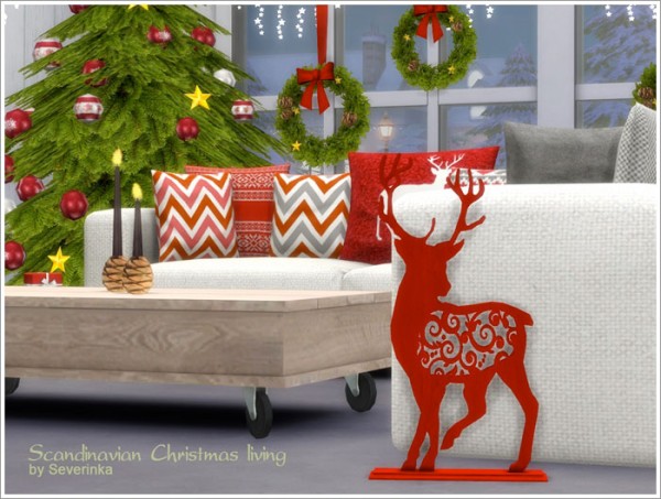  Sims by Severinka: Scandinavian Christmas living