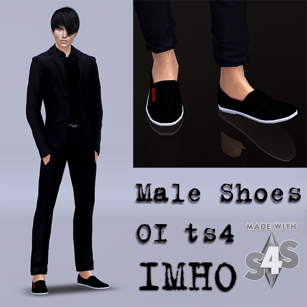  IMHO Sims 4: Male shoes