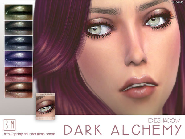  The Sims Resource: Dark Alchemy   Eyeshadow by Screaming Mustard