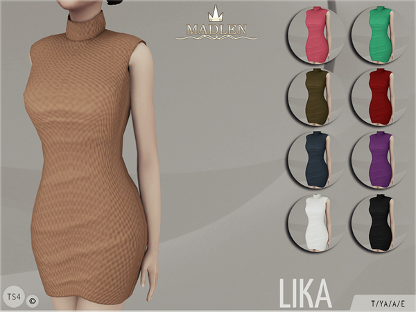  The Sims Resource: Madlen Lika dress by MJ95
