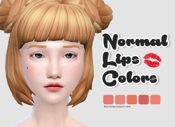  Rinvalee: Normal Lips Colors