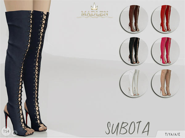  The Sims Resource: Madlen Subota Boots by MJ95