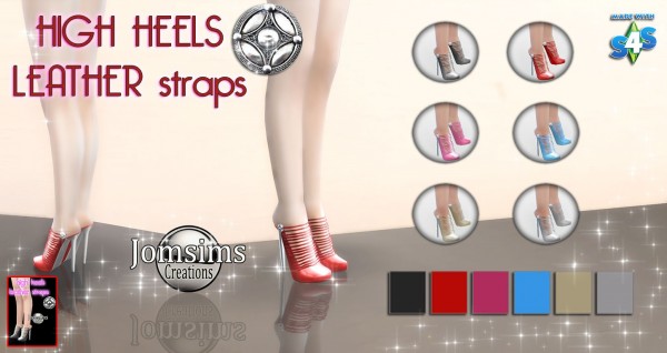  Jom Sims Creations: High heels leather strap