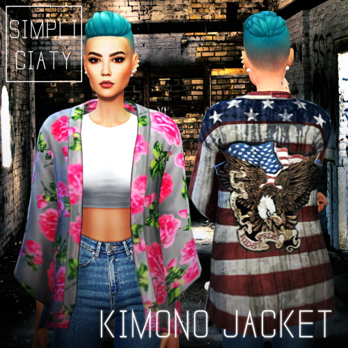  Simpliciaty: Kimono Jacket converted from TS3 to TS4