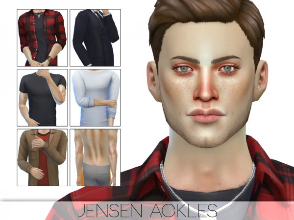  The Sims Resource: Jensen Ackles by Praline Sims