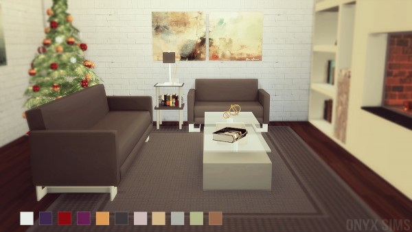  Onyx Sims: Isabelline livingroom