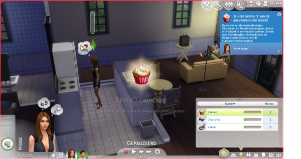  Mod The Sims: No More Screen Slam When Developing a Skill by maloekoegirl
