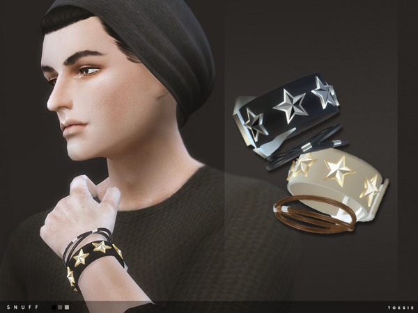  The Sims Resource: Snuff Wristbands by toksik