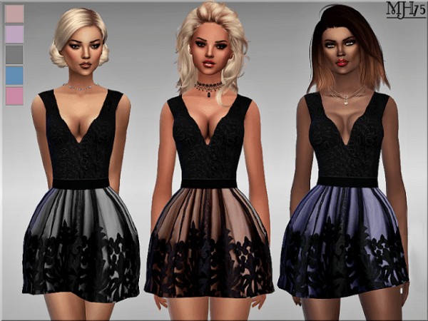  Sims Addictions: Rosie Dress by Margies Sims