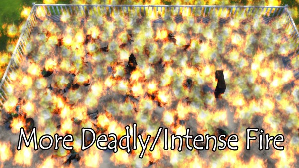 Mod The Sims: More Deadly/Intense Fire by weerbesu