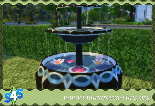  La Luna Rossa Sims: Tiered Fountain