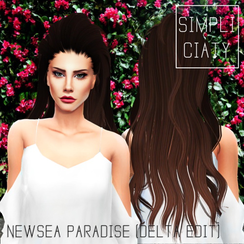  Simpliciaty: Newsea`s Paradise hairstyle retextured
