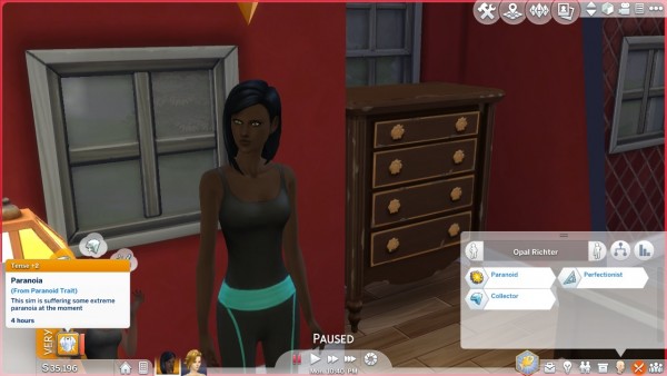  Mod The Sims: The Paranoid Trait by conka2000
