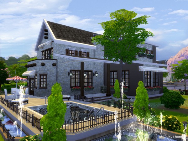  The Sims Resource: Stone Cottage by Lhonna