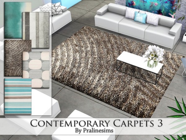  The Sims Resource: Contemporary Carpets 3 by Pralinesims