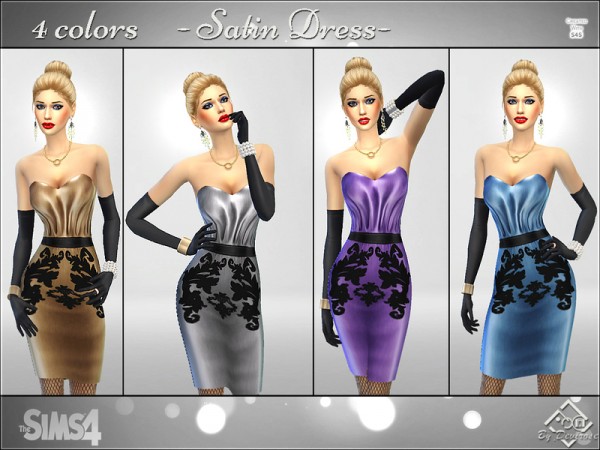  The Sims Resource: Shine Dresses by Devirose