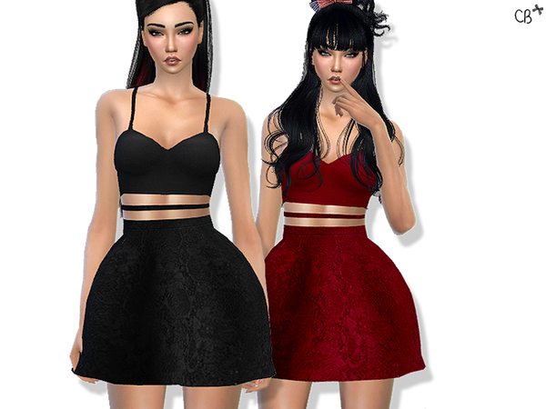  The Sims Resource: Party princess dress by CherryBerry
