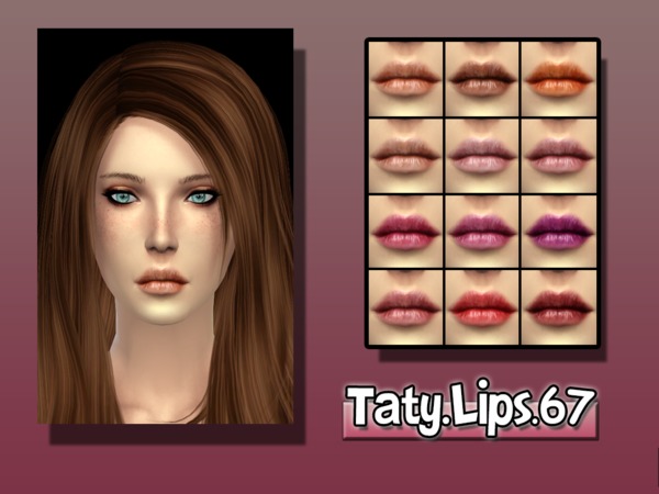  The Sims Resource: Lips67 by Taty