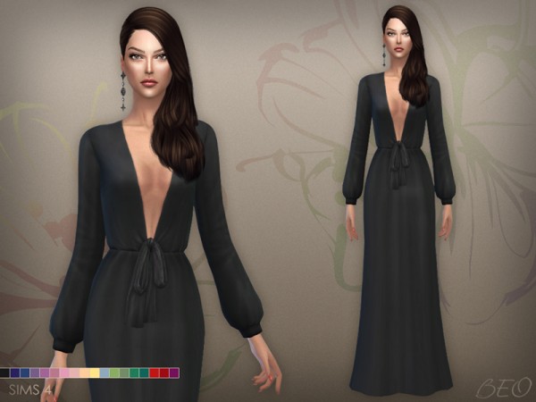  BEO Creations: Dress 030 converted from TS3 to TS4