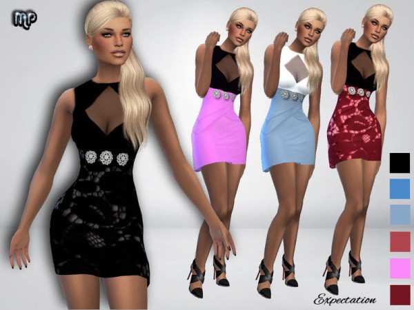  The Sims Resource: Expectation dress by MartyP