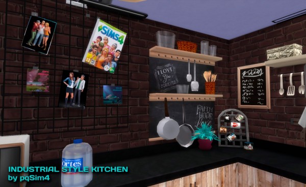  PQSims4: Industrial Style Kitchen