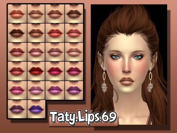  The Sims Resource: Lips 69 by Taty