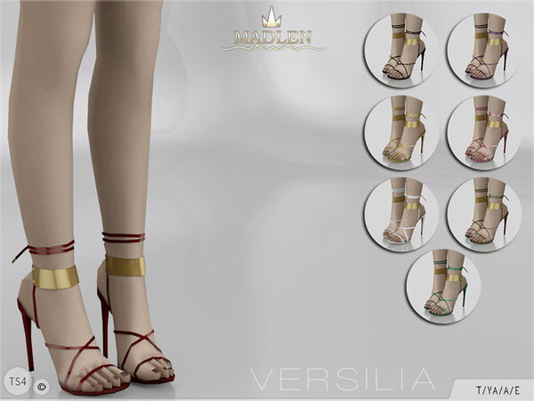  The Sims Resource: Madlen Versilia Shoes by MJ95