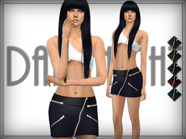  The Sims Resource: Zip Fit Skirt by DarkNighTt